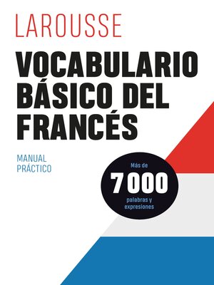 cover image of Vocabulario básico del francés